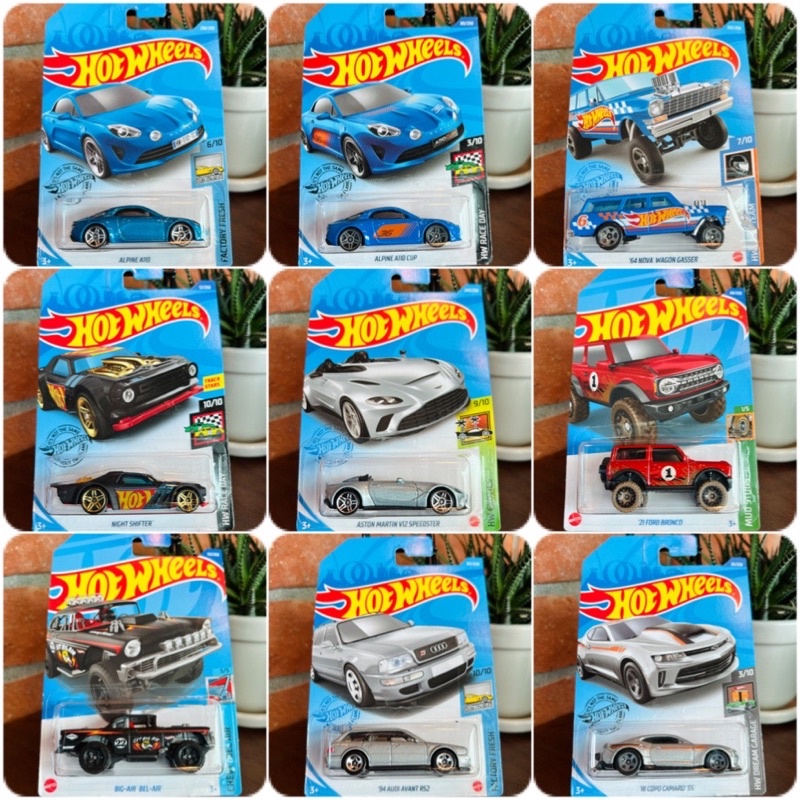 สุ่มรถ-1-สุ่มมี-10-คัน-คละแบบ-เลือกแบบไม่ได้-hotwheels-ลิขสิทธิ์แท้100-โมเดลรถเหล็ก-สเกล-1-64