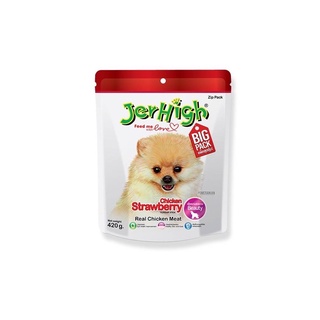 สินค้าพร้อมส่ง 🔥  Jerhigh Stick ขนมสุนัข เจอร์ไฮ ถุงใหญ่ ขนาด 420กรัม