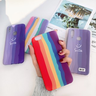 ภาพหน้าปกสินค้ากำมะหยี่ เคส สายรุ้ง VIVO Y11 Y12 Y15 Y17 Y20 Y12S เคสวีโว่ Y30 Y50 V19 V11i Y53 Y55 Y71 Y81 S1pro Y95 Y91C V5 V5plus V9 ที่เกี่ยวข้อง