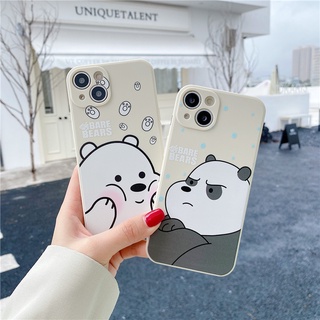 เคสโทรศัพท์มือถือ ซิลิโคนนุ่ม ลายแพนด้า และหมีสีขาว สําหรับ Redmi 9C 9T 9A 7 8 8A 9 Note 7 PRO Note 8 PRO 9C 9T Note 9 PRO 9S Note 10 PRO 5G 10S Note 11 PRO + 5G 11S Redmi9C Redmi9A 10C