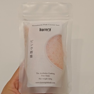 เกลือชมพู เกลือหิมาลายัน Kurera คีโต KETO เกลือแร่หิมาลัยสีชมพู ขนาด220กรัม เกลือ Himalayan Pink salt