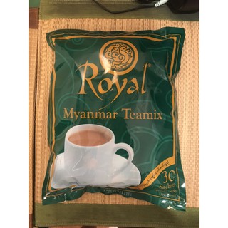 ภาพขนาดย่อของภาพหน้าปกสินค้า(ร้านอยู่กรุงเทพ จัดส่งเร็ว ) ชาพม่า Royal Myanmar tea mix ชานมพม่า 3in1 EXP.2025 (A-001) จากร้าน tm_marketshop บน Shopee