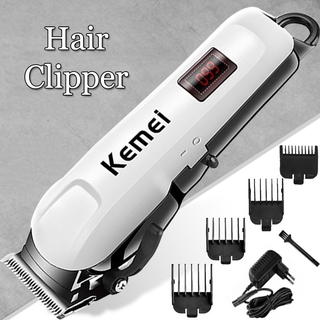 KM-809A แบตเตอเลี่ยนตัดผม ปัตตาเลี่ยนตัดผม แบตเตอเลี่ยนไร้สาย ปัตตาเลี่ยนไร้สายใบมีดไททาเนี่ยม Hair Clipper cometobuy6