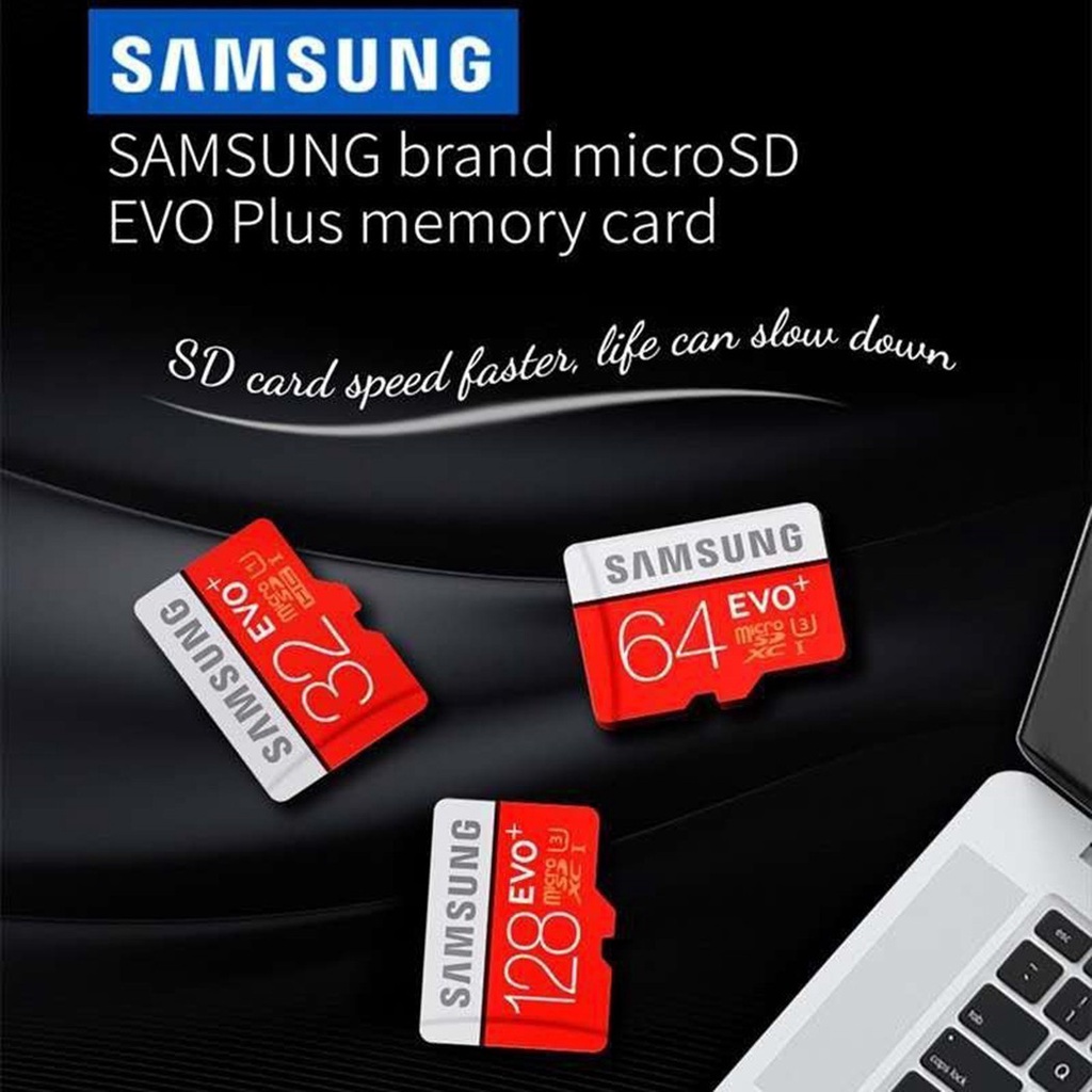 การ์ดหน่วยความจํา-samsung-evo-plus-32gb-64gb-128gb-256gb-512gb-micro-sdxc-c10-u3-micro-sd-card-sdcard