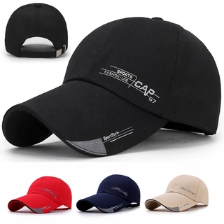เช็ครีวิวสินค้าหมวกเบสบอลหมวกกีฬาหมวกกันแดดหมวกฮิปฮอปแบบแห้งเร็วแฟชั่น Unisex