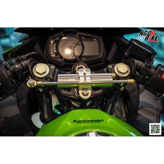 ชุดขาจับกันสะบัดสำหรับ YSS Steering Damper Clamp Ninja400 แบร์น Mothracing