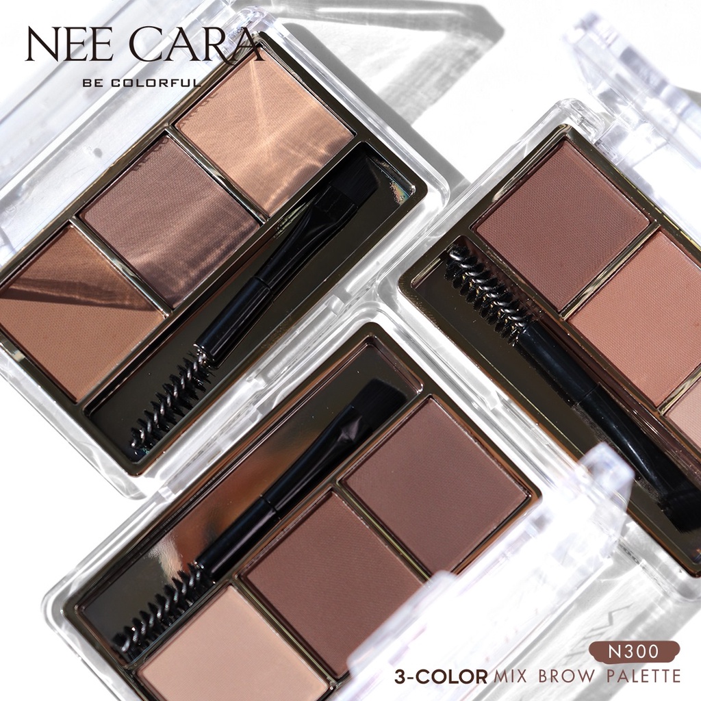 เขียนคิ้ว-nee-cara-3-color-mix-brow-powder