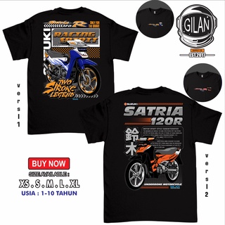 SUZUKI เสื้อยืด ลายรถจักรยานยนต์ Sakazuki Satria 120R 2 Tak LUMBA