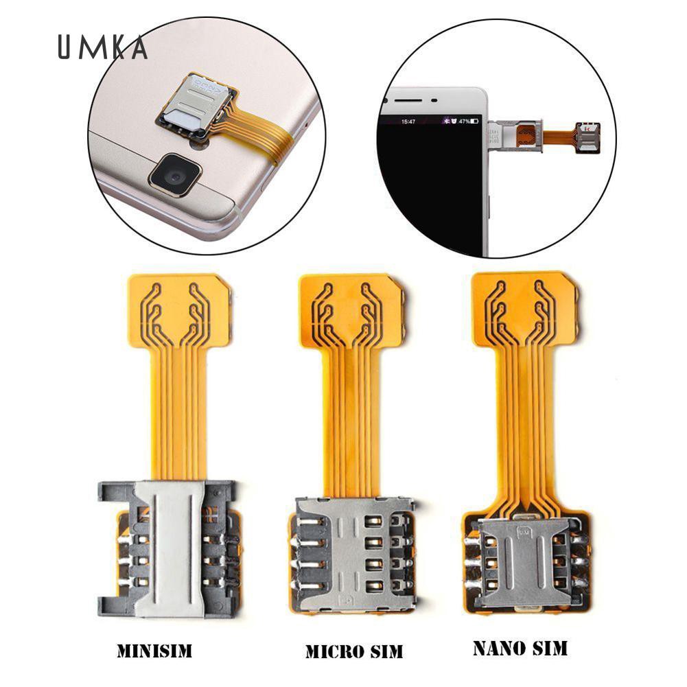 ☆Sl TF Hybrid Sim Slot Dual SIM Card Adapter Micro SD Extender for ...