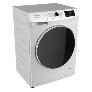 เครื่องซักผ้า เครื่องซักผ้าฝาหน้า SHARP ES-FWX1014W 10 กก. สีขาว 1200 RPM อินเวอร์เตอร์ เครื่องซักผ้า อบผ้า เครื่องใช้ไฟ