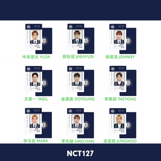 ภาพหน้าปกสินค้าเอ็นทีซี127 NCT127 DOYOUNG JUNGWOO HAECHAN TAEYONG JAEHYUN Student Identity Card ซึ่งคุณอาจชอบราคาและรีวิวของสินค้านี้