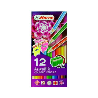 ภาพหน้าปกสินค้าสีไม้ยาว 12 สี ตราม้า Coloured Pencils ซึ่งคุณอาจชอบสินค้านี้