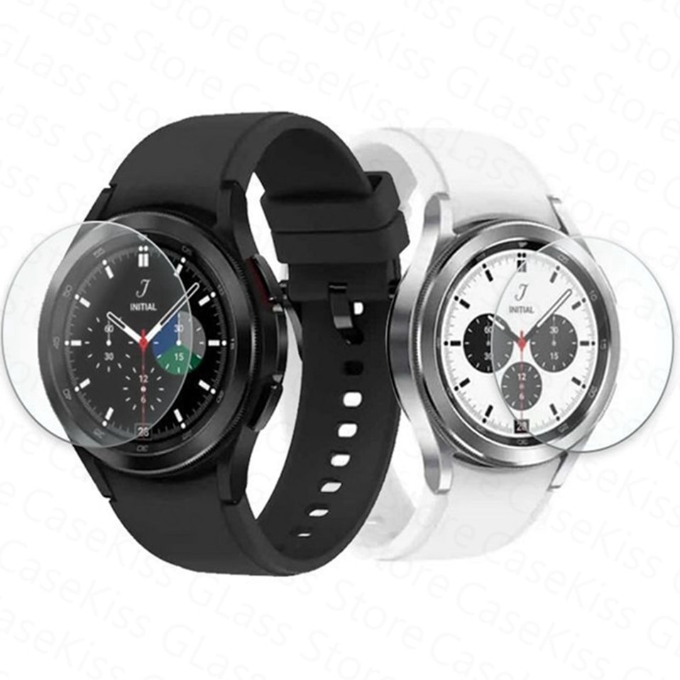 ภาพหน้าปกสินค้าฟิล์ม Samsung galaxy watch 4 5 40 มม 44 มม Watch4 คลาสสิก 42 มม. 46 มม. ฟิล์มกระจกนิรภัย ป้องกันหน้าจอ สําหรับ galaxy Watch 5 Watch5 Pro 44 มม. 40 มม. นาฬิกา ฟิล์มกระจก galaxy watch 4 คลาสสิก เคสนาฬิกา 4