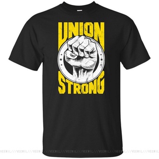 เสื้อยืดสีขาวเสื้อยืดลําลอง แขนสั้น พิมพ์ลาย Pro-Union Worker Labor Day Union สําหรับผู้ชาย ไซซ์ S 2XLS-4XL