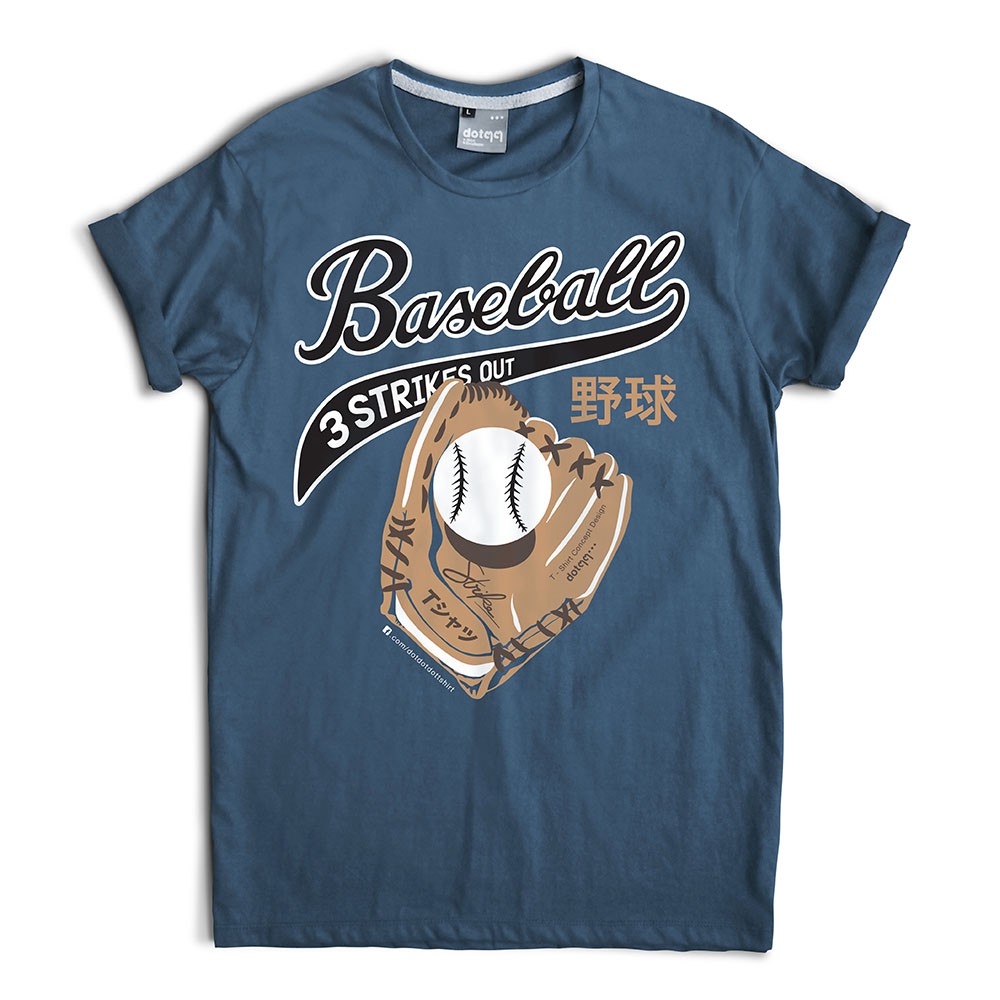 dotdotdot-เสื้อยืดหญิง-concept-design-ลาย-baseball-blue