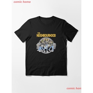 2022 THE NEIGHBOURHOOD Essential T-Shirt เสื้อยืด ดพิมพ์ลาย เสื้อยืดผ้าฝ้าย คอกลม cotton แฟชั่น sale Unisex