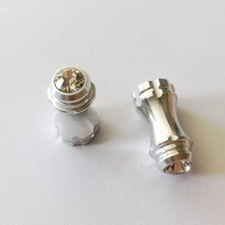 Fouriers Lightweight Alloy valve cap/With a diamond