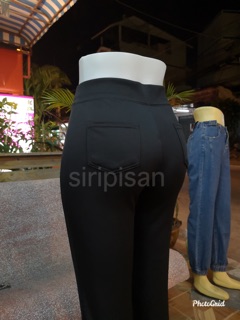 ภาพขนาดย่อของภาพหน้าปกสินค้ากางเกงดำ สกินนี่ดำ ผ้ายืด ใส่ทำงานได้ จากร้าน siripisan บน Shopee ภาพที่ 6