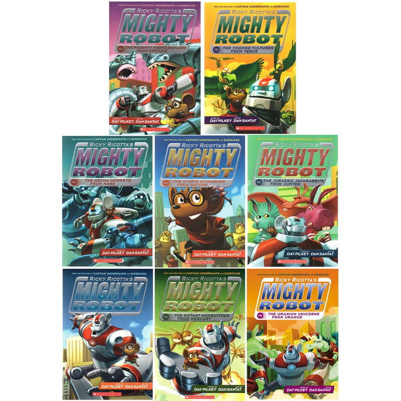 *ส่งทุกวัน* นังสือชุด Mighty Robot จำนวน 8 เล่ม ⚡️ Ready Stock Ricky ...