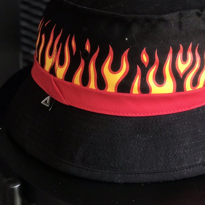 bucket-hat-หมวกบัคเกตสกรีนลายไฟ