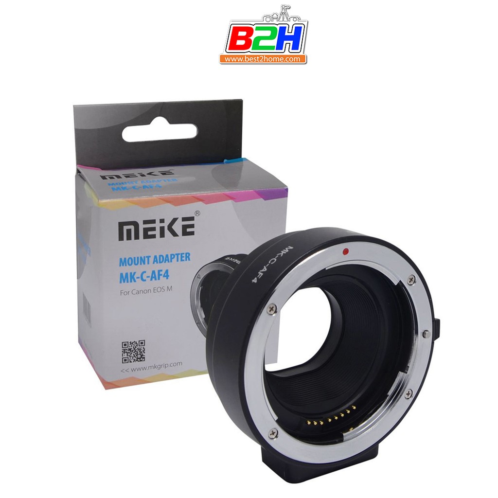 ภาพหน้าปกสินค้าMEIKE Adapter Ring MK-C-AF4 for Canon EOS-EOS M จากร้าน best2home บน Shopee