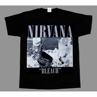 [S-5XL]『Sports And Leisure』 เสื้อยืดลําลอง ลาย Nirvana Bleach89 Kurt Cobain Kurzarm Langarm สําหรับผู้ชาย