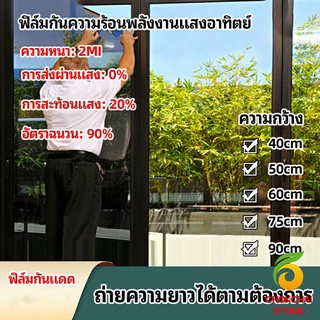 chokchaistore ฟิล์มติดกระจก ฟิล์มกันแดด ฟิล์มกระจกกันยูวี solar insulation film