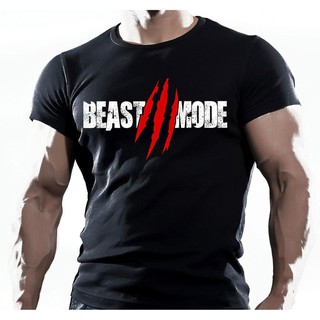 เสื้อยืดโอเวอร์ไซส์Beast แฟชั่นการออกกำลังกายการออกกำลังกายการออกกำลังกายฟิตเนสความแข็งแรงกีฬา Mma M เสื้อ TS-4XL