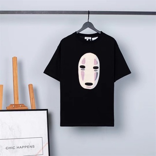 เสื้อแขนสั้น ปักลาย Spirited Away Heavy Industries แฟชั่นฤดูร้อน สําหรับผู้ชาย