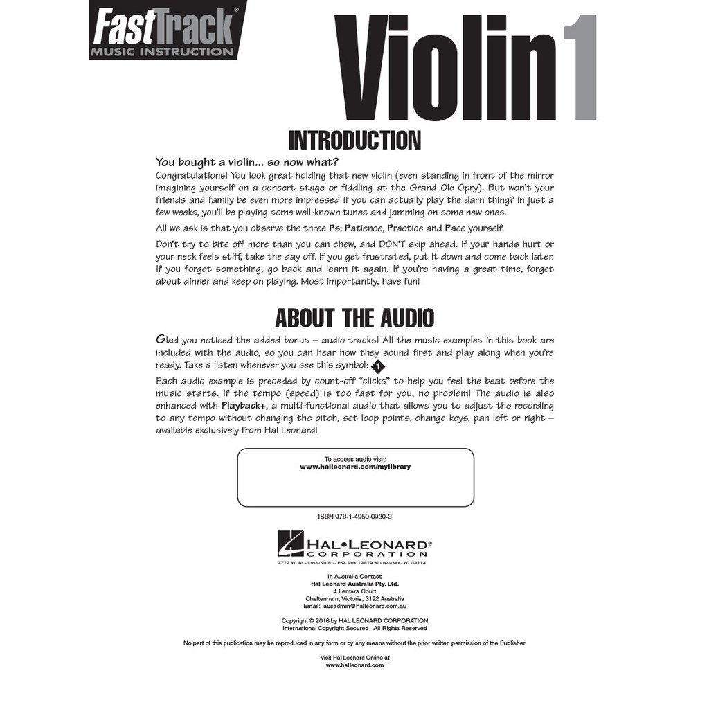 fasttrack-violin-method-book-1