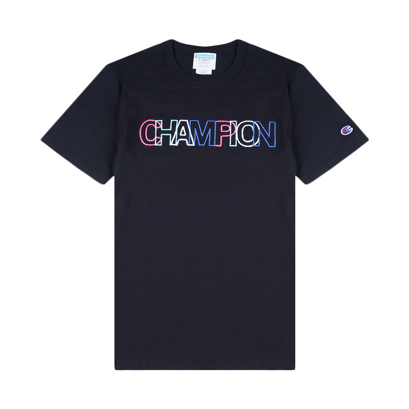 champion-rainbow-bold-logo-black-crew-short-sleeve-t-shirt-life-line-t1919g-550774