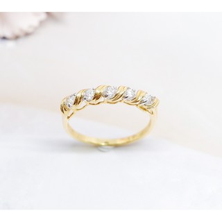 📍พรีออเดอร์ แหวนเพชรแถว แหวนทอง18K แหวนหมั้นเพชร แหวนเพชรหญิง