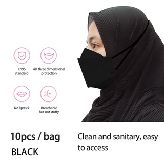 #freesf  10pcs/pack 4ply Mask Headloop  Face Mask Head Loop Mask KF94 Hijab Mask 3D Mask Korea