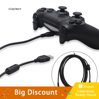 LYY_300cm Charging Cable for PS4 Controller USB Charger Wireless Joystick Game Lead