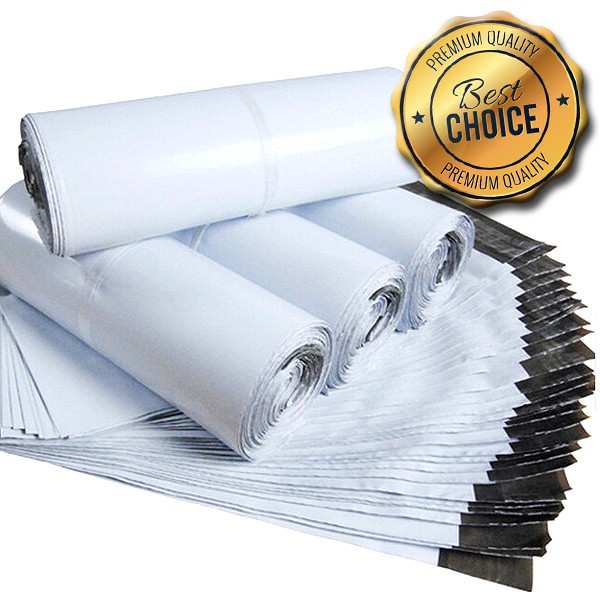 ซองพลาสติกส่งของ-ซองพลาสติกสีขาว-ราคาถูก-ขนาด-25x35-cm-จำนวน-50ซอง