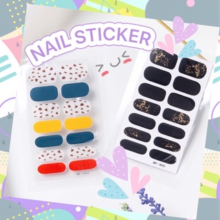 🔻 สติ๊กเกอร์ติดเล็บ nail sticker (ﾉ◕ヮ◕)ﾉ*:･ﾟ✧ 🔻 พร้อมส่ง 💅