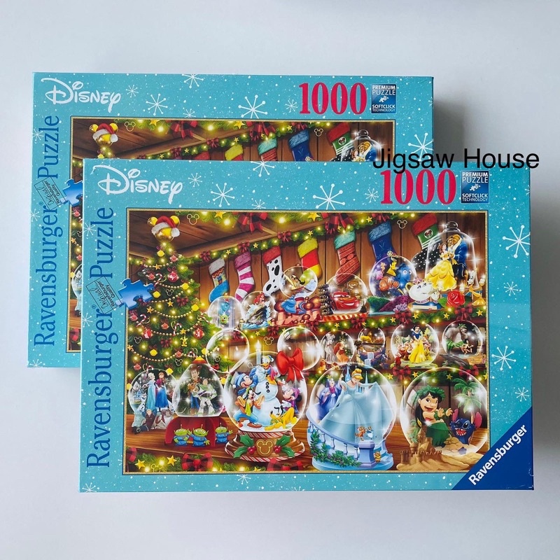 พร้อมส่ง-จิ๊กซอว์ Disney Snow Globes ️ดิสนีย์ Christmas แบรนด์ ...