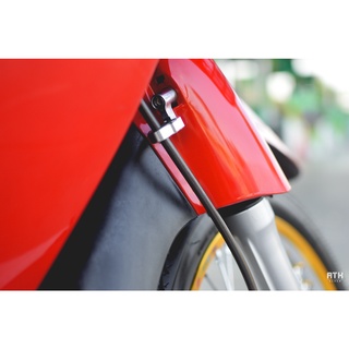 ตัวล็อคสายเบรคหน้า-ตัวล็อคสาย(ใช้ได้เฉพาะสายเบรคแต่ง)-Wave-เวฟ-สีเลส
