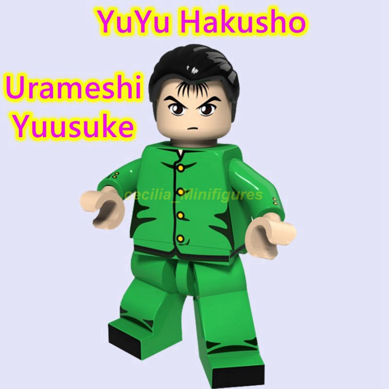 ของเล่นตัวต่อฟิกเกอร์-yuyu-hakusho-urameshi-yuusuke-ขนาดเล็ก-เหมาะกับของขวัญวันเกิด-สําหรับเด็ก