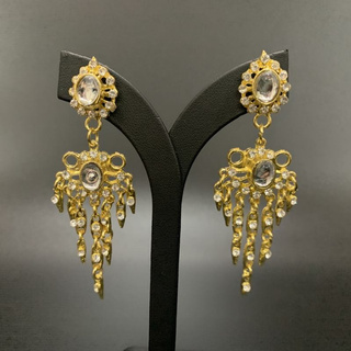 Vintage Jewelry ต่างหูล้านนา ต่างหูห้อยตุ้งติ้ง