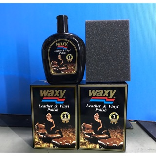 น้ำยาขัดเบาะและเคลือบเงา WAXY 265ml