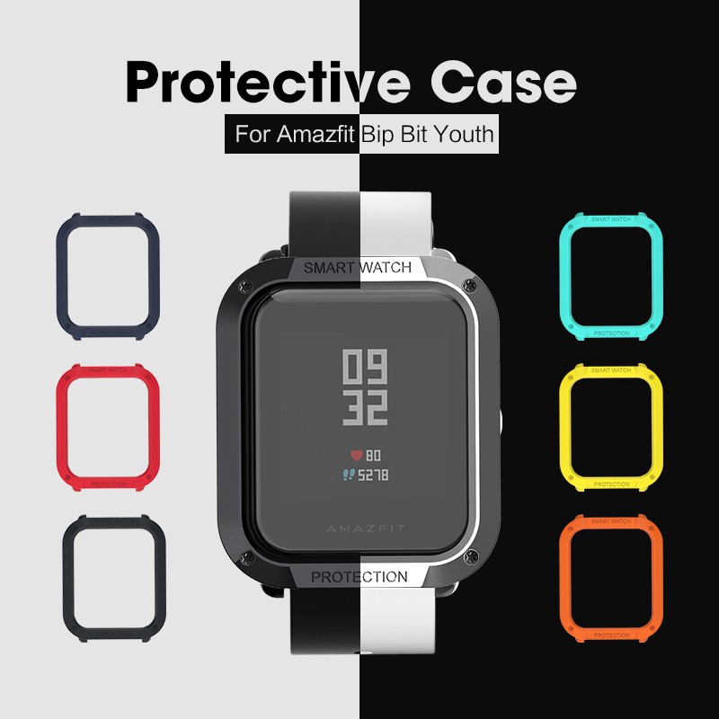 ภาพหน้าปกสินค้าSIKAI เคสพีซีสำหรับ Xiaomi Amazfit Bip BIT PACE Lite เยาวชนนาฬิกาฝาครอบป้องกันเชลล์
