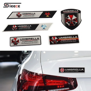 ภาพหน้าปกสินค้าSieece UMBRELLA CORPORATION โลโก้ รถ เครื่องยนต์ ป้ายสัญลักษณ์อลูมิเนียม สติ๊กเกอร์แต่งรถยนต์ สติ๊กเกอร์ Resident Evil ซึ่งคุณอาจชอบราคาและรีวิวของสินค้านี้