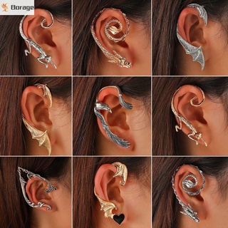สินค้า BORAGE New Ear Cuff Women Men Non Piercing Dragon Ear Clip Party Fashion Gift Jewelry No Pierced Tragus Earrings