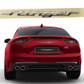 สติกเกอร์โลโก้ตัวอักษรภาษาอังกฤษ สําหรับติดตกแต่งรถยนต์ Hyundai KIA KIA GTline Stinger Stinger