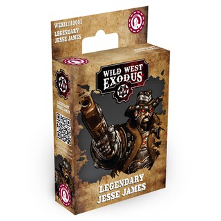 🔥มีของพร้อมส่ง🔥 Warcradle Studios Wild West Exodus Legendary Jesse James WEX111110005 Model Scale 1/48