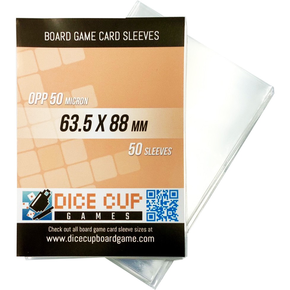 ของแท้-dice-cup-games-ซองใสใส่การ์ด-sleeves-opp-ขนาด-63-5x88-mm-100-50-sleeves