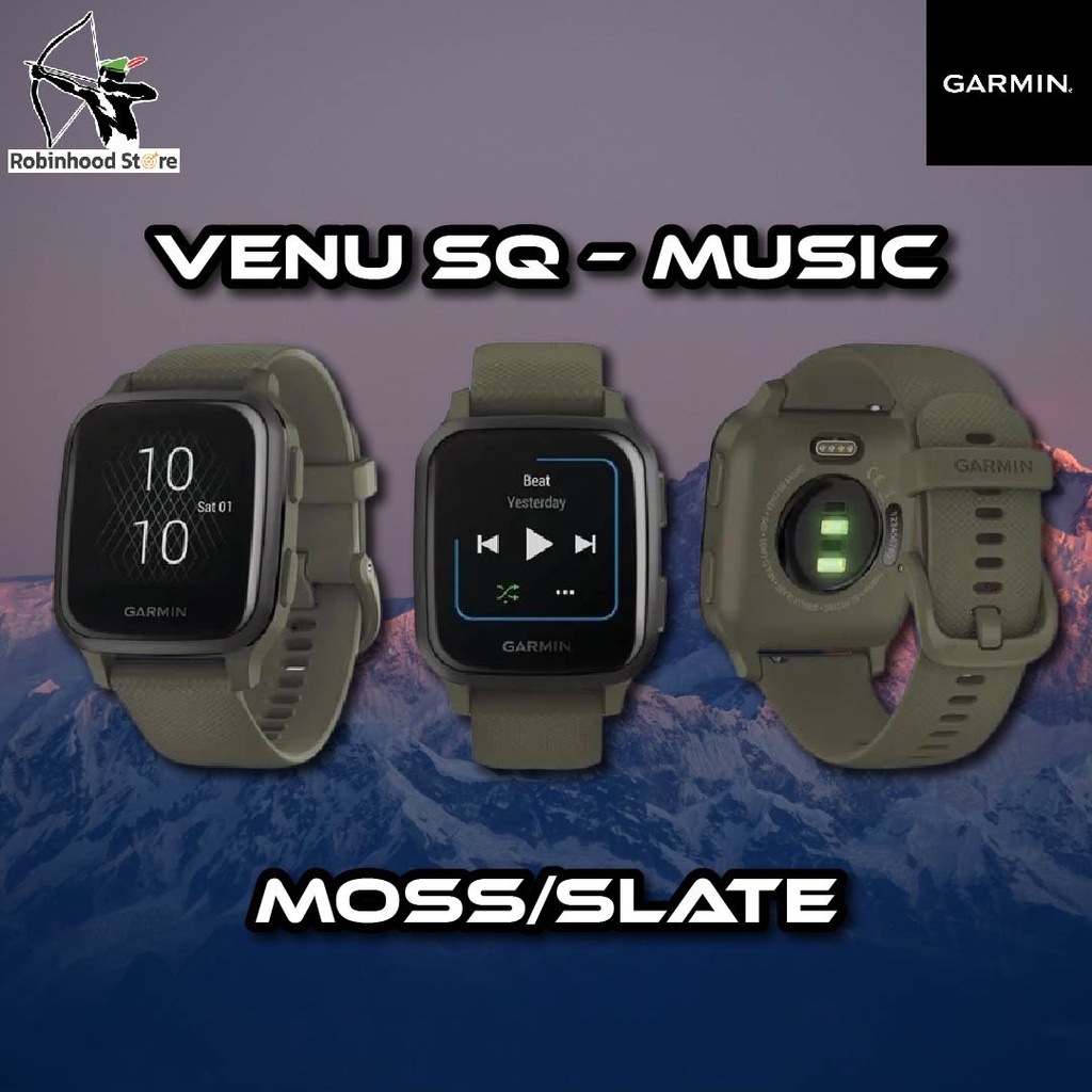 Garmin Venu SQ Music / Venu SQ นาฬิกามี GPS วัด Pulse Ox , HR ,ความ