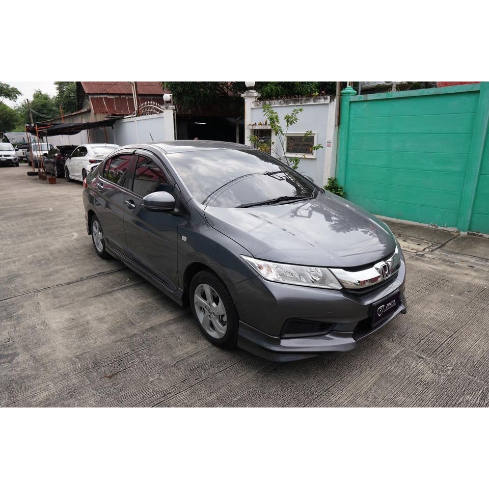 ชุดแต่ง-honda-city-2014-modulo-ฮอนด้าซิตี้-สเกิร์ตรอบคัน-สปอยเลอร์-สั่งทำสีตามรหัสสี