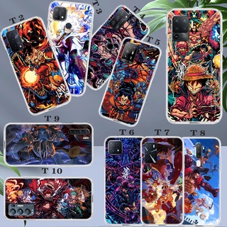 เคสโทรศัพท์มือถือซิลิโคน TPU ใส ลาย One Piece Sun God กันกระแทก สําหรับ OPPO A53 2020 A32 2020 A53S 5G A55 4G A54 4G A54 5G A55 5G A56